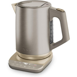 Електричний чайник Ninja Perfect Temperature, 1.7 л, швидке кип'ятіння, 6 температурних режимів, функція підтримання тепла, Stonegold, KT201EUSTGD