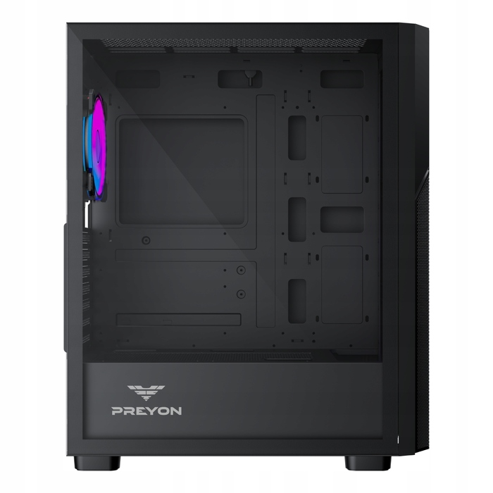 Корпус Preyon Nest Aero ARGB Midi Tower, чорний