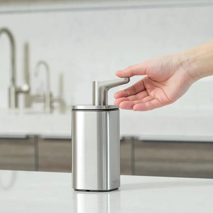 Безконтактний настільний дозатор для мила simplehuman, 295 мл, сірий