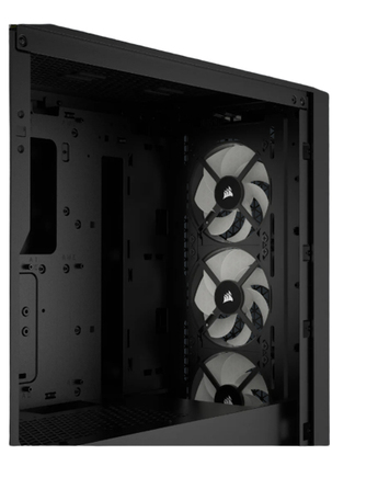 Корпус Corsair 3000D Midi Tower, чорний