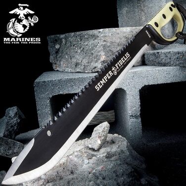 Ніж USMC Semper Fi Sawback з пилкою, колекційний