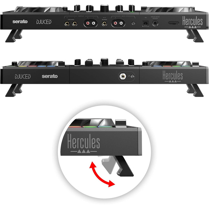 DJ контролер Hercules DJControl Inpulse 500 - 2-Deck USB контролер для Serato DJ Lite та DJUCED