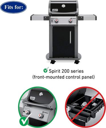 Решітка для гриля Weber Spirit I & II E210, E220, S210, S220 (2 шт.) - чавун, Denmay 7637