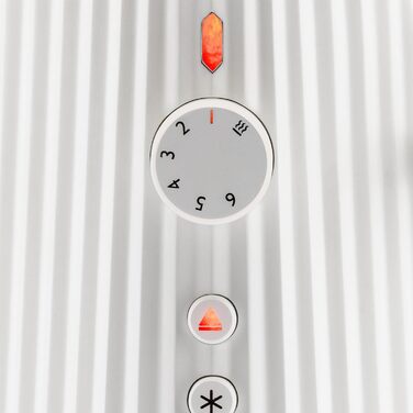 Alessi Plissé MDL08 W - Design Toaster, Six levels of gold plating, made of thermoplastic resin, European plug 850 W, White One size White