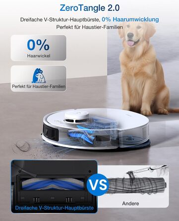 Робот-пилосос Ecovacs DEEBOT T30C Pro Omni GEN 2: пилосос-мийник, 15400Pa, автопорожнення, гаряча сушка, 200хв роботи, для шерсті тварин та килимів