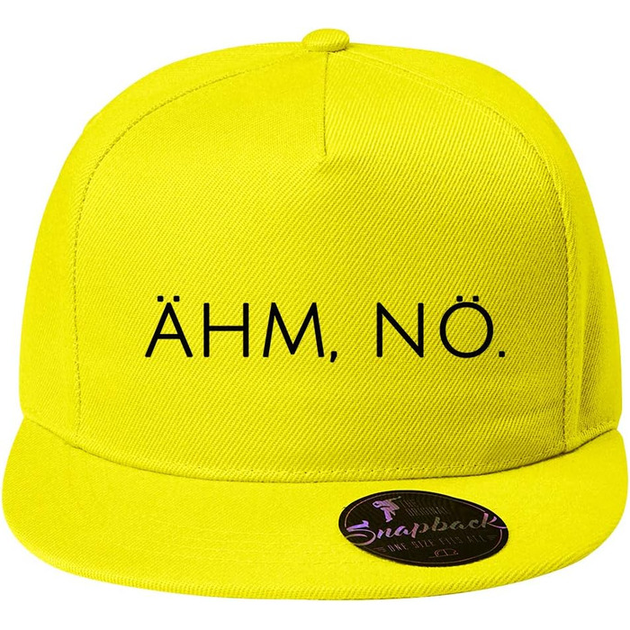 Кепка бейсболка унісекс Cap Unisex - чоловіча кепка Snapback, жовта, універсальний розмір