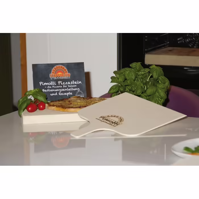 PIMOTTI Pizza Stone 2.5cm Pizza Stone for Oven, Baking Stone made of Schamotte, Rectangular Pizza Stone for Oven, Pizza Stone Plate for Oven, Pizza Stone Grill, Pizza Stone Gas Grill