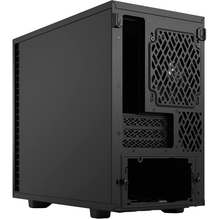 Корпус для ПК Fractal Design Define 7 Nano Black - Mini ITX, тиха система, скло, чорний