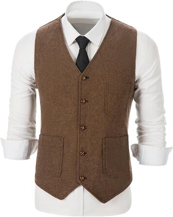 Жакет-жилет чоловічий вінтажний Wolle, класичний, формальний, приталений, для весілля, дружби, світло-блакитний, L