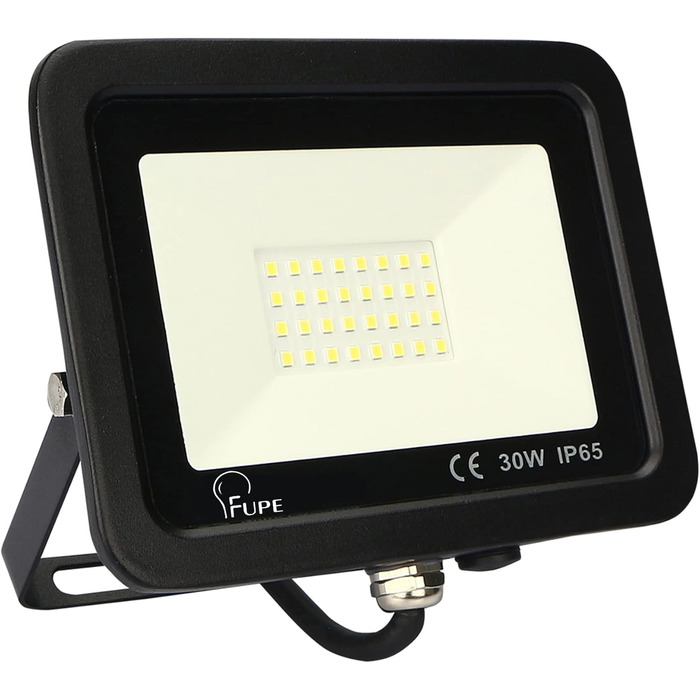 LED Floodlights Outdoor, LED Floodlights 100W, LED Outdoor Floodlights IP65 Waterproof, LED Spotlight 10000LM, LED Spotlight Outdoor 3000K Warm White, for Backyard, Garage, Hallway, Garden [Black] (6500k Cool White, 35W [1 Piece Black])