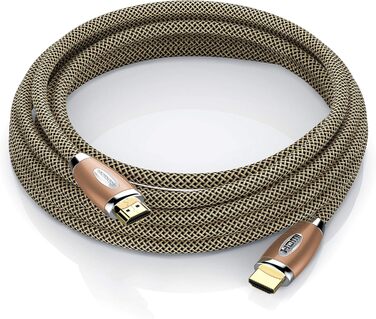HDMI кабель 2.1 Premium 8K UHD II 3 метри - CSL - Висока швидкість, Ethernet, 3D ARC CEC, Екранований кабель, мідний дизайн