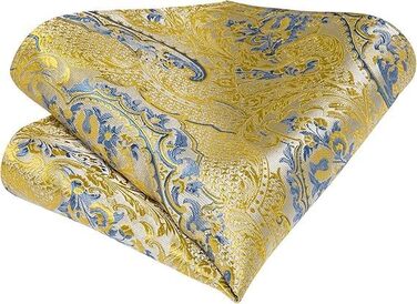 Краватка з візерунком пейслі для чоловіків DiBanGu, шовкова краватка та нагрудна хустинка, затискач для краватки, манжетні кнопки, для весілля та випускного