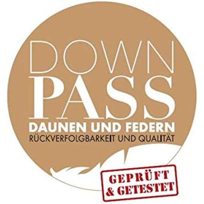 Badenia Trendline Comfort Down Duvet, warm winter duvet with 90% down & 10% feathers of Class I, 135 x 200 cm, Down Pass tested & Öko-Tex certified, produced according to German quality standard 135 x 200 cm Warm Comfort Winter Duvet