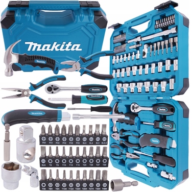 Набір інструментів та торцевих ключів Makita, 76 елементів, E-10899