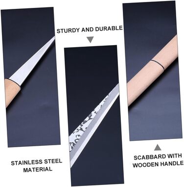 CRILSTYLEO Vintage Ice Skates Ice Pick Puer Tea Tool Antique Ice Pick Tapered Ice Pick Bartender Ice Pick Ice Cubes Ice Molds Ice Cubes Ice Picker Ice Chopper Wooden Khaki