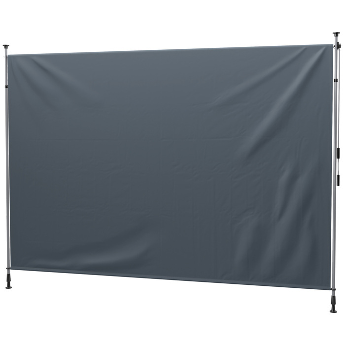 Outsunny Klemmmarkise mit Handkurbel höhenverstellbar Gelenkarmmarkise Markise ohne Bohren Sonnenschutz UV-beständig, inkl. Wandhalterung Sonnenmarkise 350 cm breit für Terrasse Balkon, Dunkelgrau | Aosom

Outsunny кляммерна маркіза з ручним приводом, рег