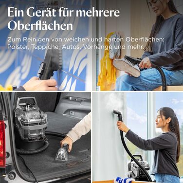 БІССЕЛ SpotClean HydroSteam: пароочисник для килимів та м'яких меблів, потужний 1000W, 3689N (новинка)