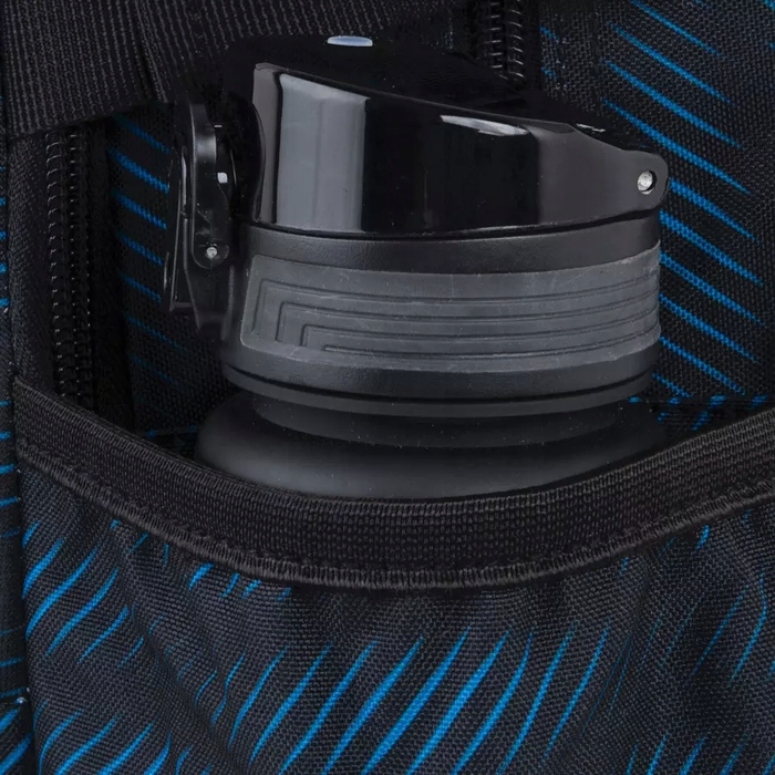 Багатовідсінковий шкільний рюкзак CoolPack, чорно-синій, 29 л