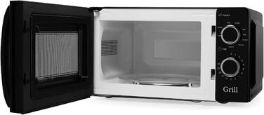 Мікрохвильова піч Orbegozo MI 2115, 20 л, 700 Вт, білий колір, з грилем