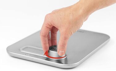 CASO Kinetic Kitchen Scale - Battery-Free, 5kg Capacity, 1g Increments - Testsieger