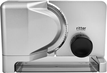 Електричний слайсер Ritter E 16 з металу, Made in Germany, сріблястого кольору
