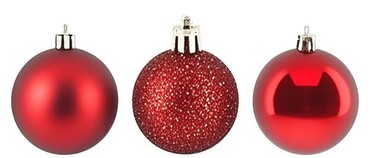 Relaxdays Set of 138 Christmas Baubles