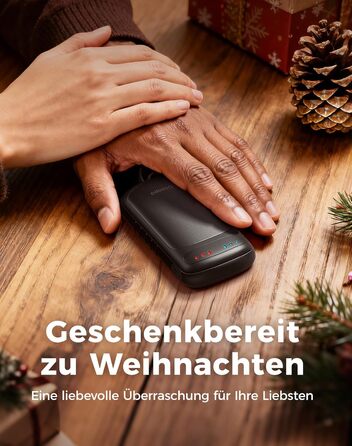 Електричний грієчка OCOOPA DuoHeat: 8 годин роботи, 67г, для кемпінгу, полювання, подарунок чоловікам