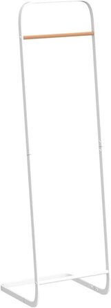 Stable Clothes Rack Coat Stand Slim Coat Rack Metal Coat Rack for Bedroom L16xB16x55 Inches, White…