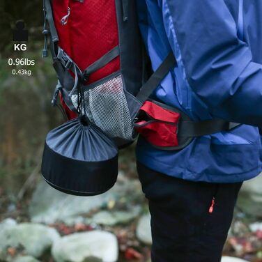 Набір кухонного посуду REDCAMP для кемпінгу та пікніків: каструлі, сковорідки, миски, ложки, 10/11 шт. з сумкою