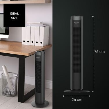 Турбовентилятор Taurus TF780 білий з пультом керування сірий, 120 Вт