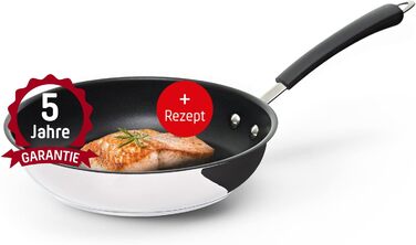 Сковорода Coolinato з антипригарним покриттям, 24 см - для плити (газ, електрика, кераміка, індукція) та духовки