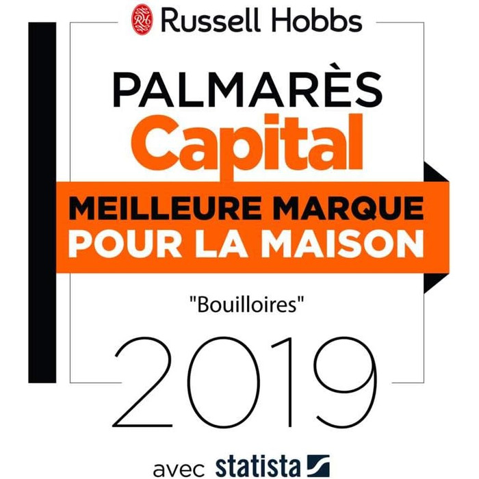 Електричний чайник Russell Hobbs 26080-70 з скляною колбою та LED-підсвіткою, 1.7 л, 2400 Вт