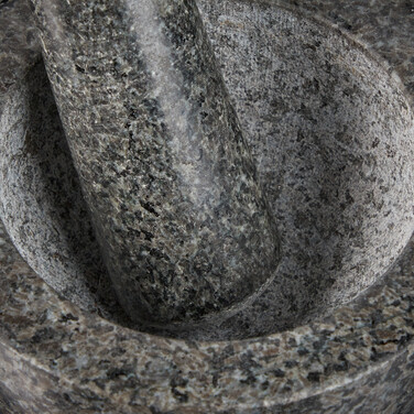 Relaxdays Granite Mortar and Pestle, Large