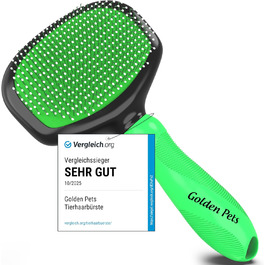 М'яка щітка для тварин TESTURTEIL: ідеальна для котів та собак, розмір M. Захисні нопочки для чутливої шкіри