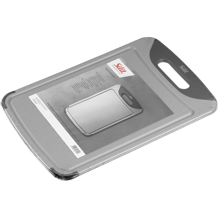 Дуршлаг Silit 38 x 25 см, прямокутний, з ABS-пластику, для нарізання, з жолобками для соку, з ручкою, придатний для миття в посудомийній машині, бережний до ножів