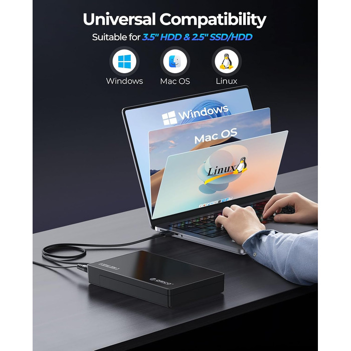 Зовнішній корпус для HDD/SSD ORICO 3.5