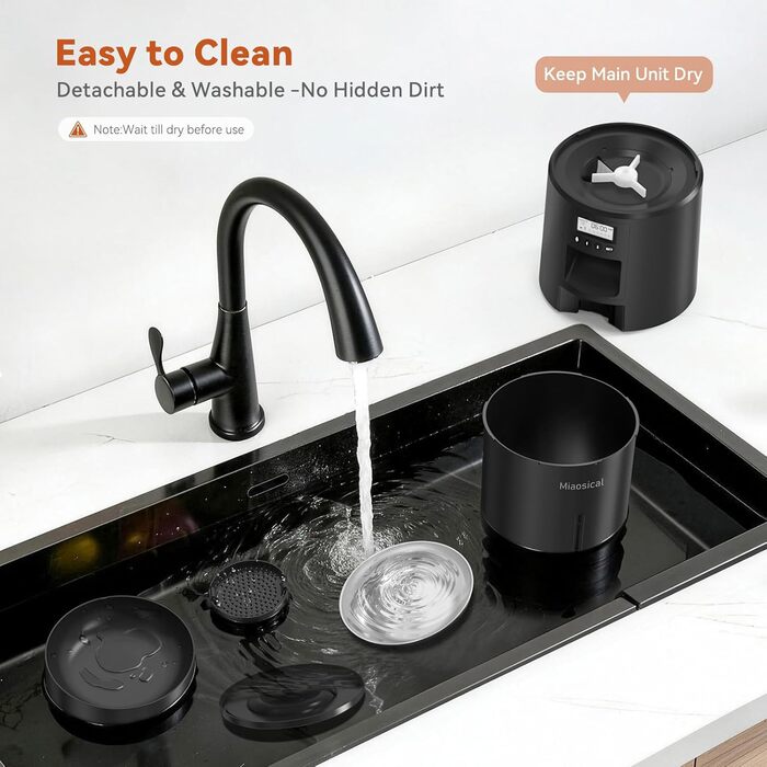 Автомат годівлі для котів 4.2L з окремою мискою, програмоване годування, подвійне живлення, 6 прийомів їжі на день (Чорний), миска з нержавіючої сталі