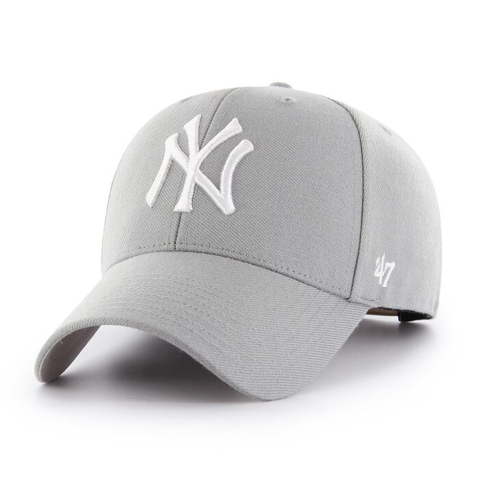 Кепка бейсболка 47 Brand Cleveland Indians Clean Up RGW08 сіра з червоним та синім