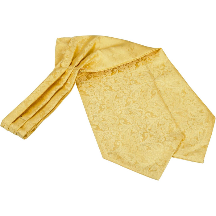Комплект краватка-хустинка Alizeal Paisley (Золотий) для чоловіків