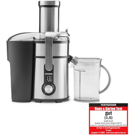 Електричний соковитискач Gastroback 40151 Design Multi Juicer Digital, 1300 Вт, XXL завантажувальний отвір (84 мм), 5 швидкостей
