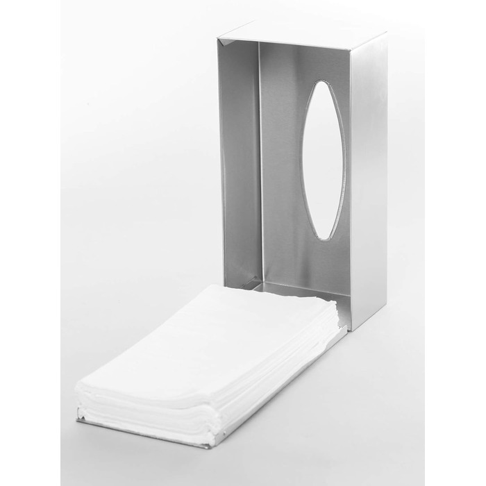 blomus -NEXIO- Kleenex box made of polished stainless steel, cosmetic tissue box for all paper tissues, paper tissue dispenser one-hand operation, exclusive bathroom accessory (W / D / H: 7.5 x 24 x 12 cm, stainless steel, 66660)