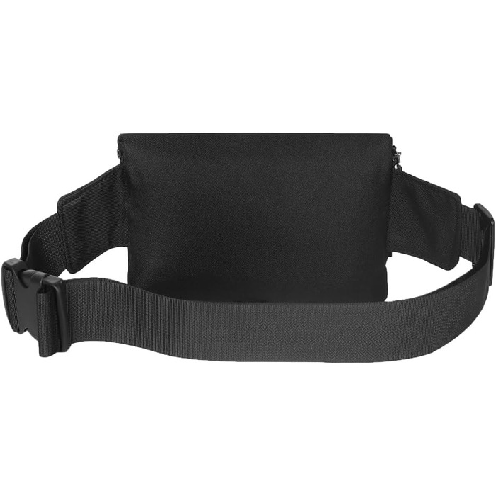 Поясна сумка на пояс для жінок та чоловіків, спортивна, водовідштовхувальна, чорна