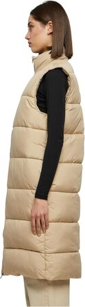 Жіночий жилет Urban Classics з пуховим наповнювачем, великий розмір 3XL, колір wet sand