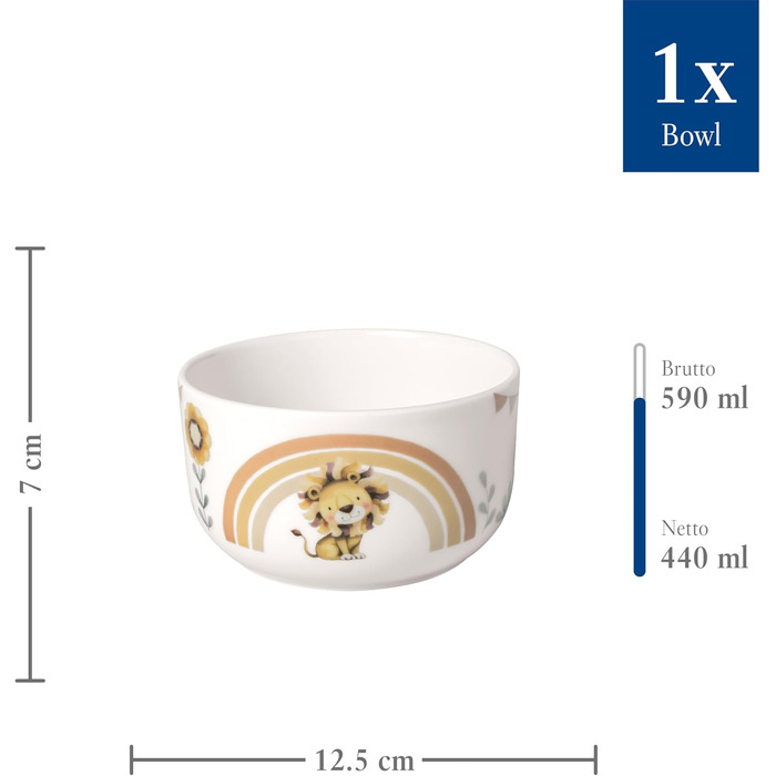 Набір дитячого столового прибору Villeroy & Boch Boho Kids (4 шт.) з нержавіючої сталі, сріблястий/платиновий, придатний для миття в посудомийній машині