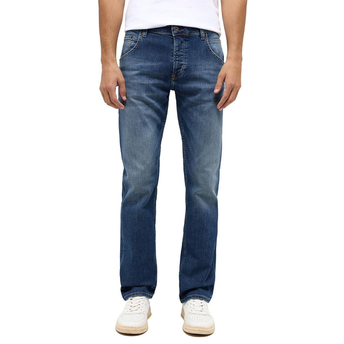 Джинси чоловічі MUSTANG Michigan Straight 34W/32L світло-потерті, оригінал