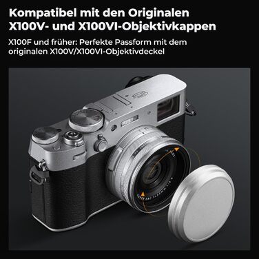 UV фільтр K&F Concept для Fujifilm X100 (X100F/X100S/X100T/X100V/X100VI) - захист об'єктива