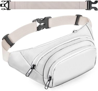 Чоловіча/Жіноча поясна сумка-бананка 35 см з великою місткістю, чорна, для iPad mini/iPhone 12 Pro Max, для спорту