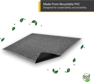 Килимок Nicoman Star з зірковим візерунком (для внутрішнього та зовнішнього використання), сірий, 60x40 см