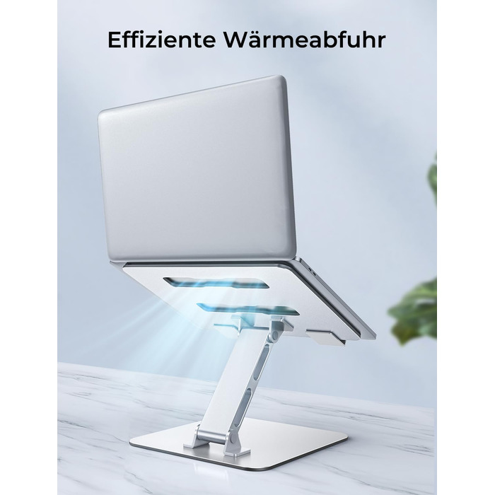 Регульований підставка для ноутбука: ергономічна, складна, з алюмінію, для MacBook Pro, HP (10–16