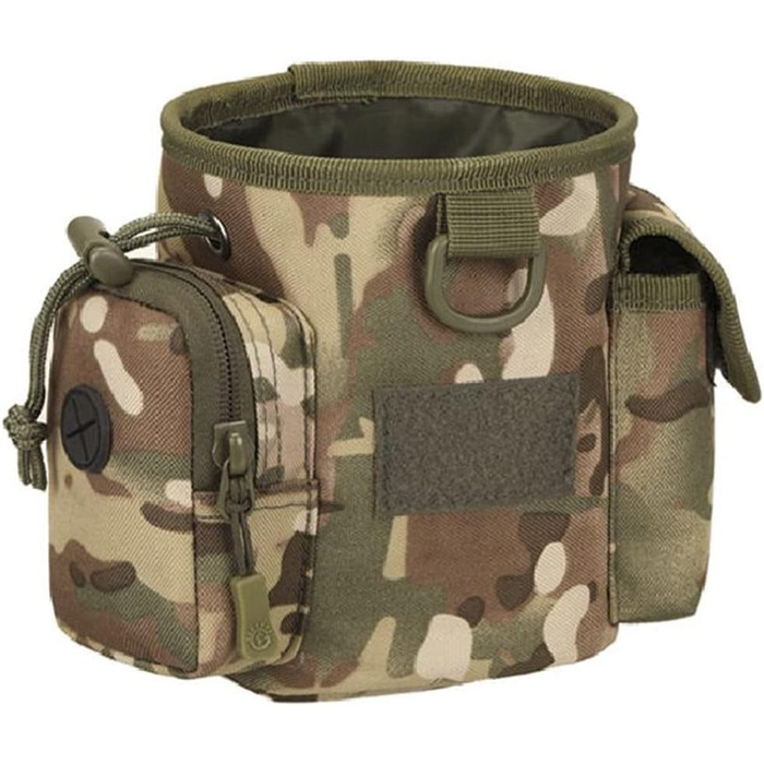 Сумка-мішечок на шнурку для дресирування собак, для полювання, Airsoft, іграшки, ласощі (камуфляж)